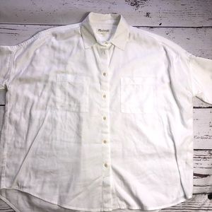 Women’s medium madewell button down short sleeve